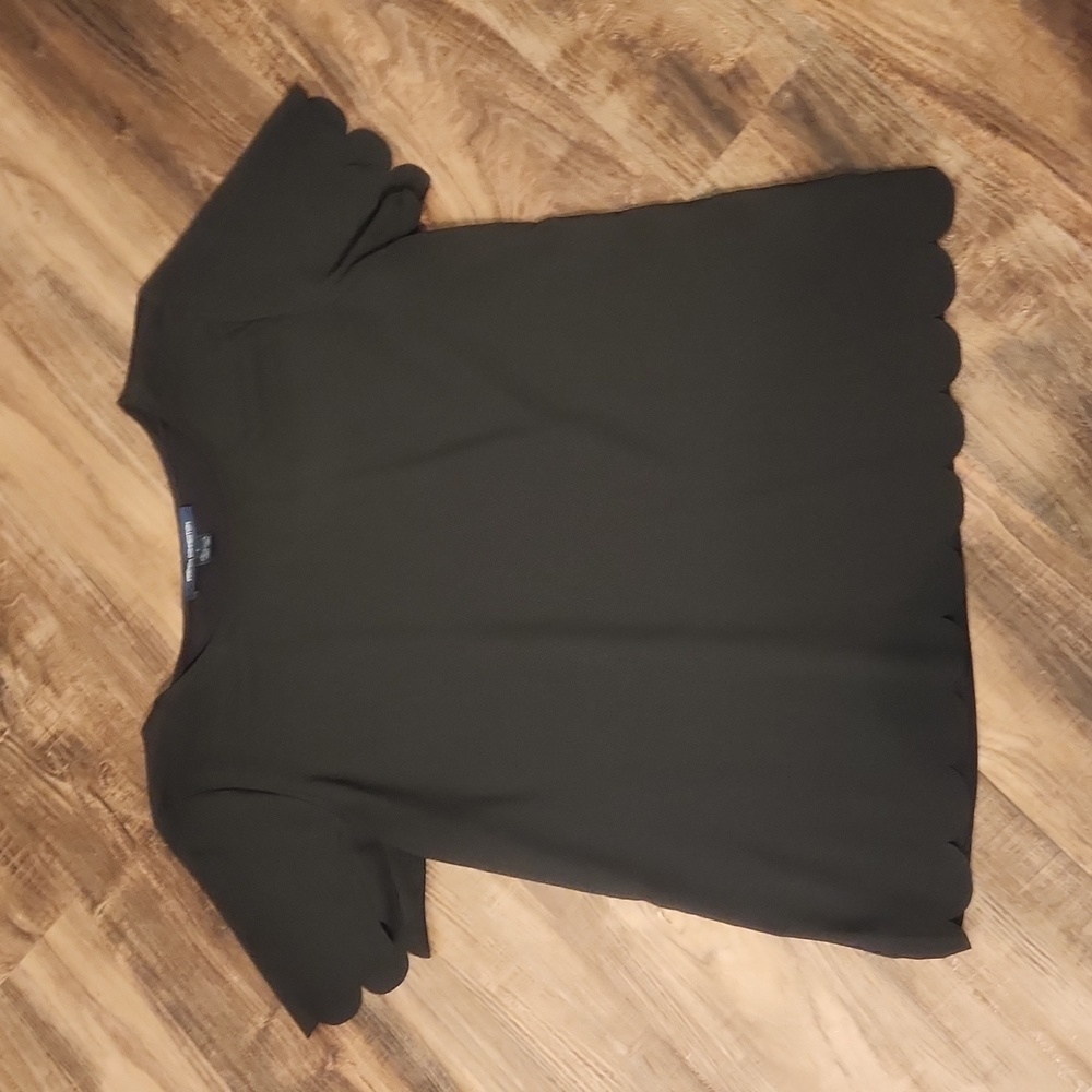 French Connection scallop blouse